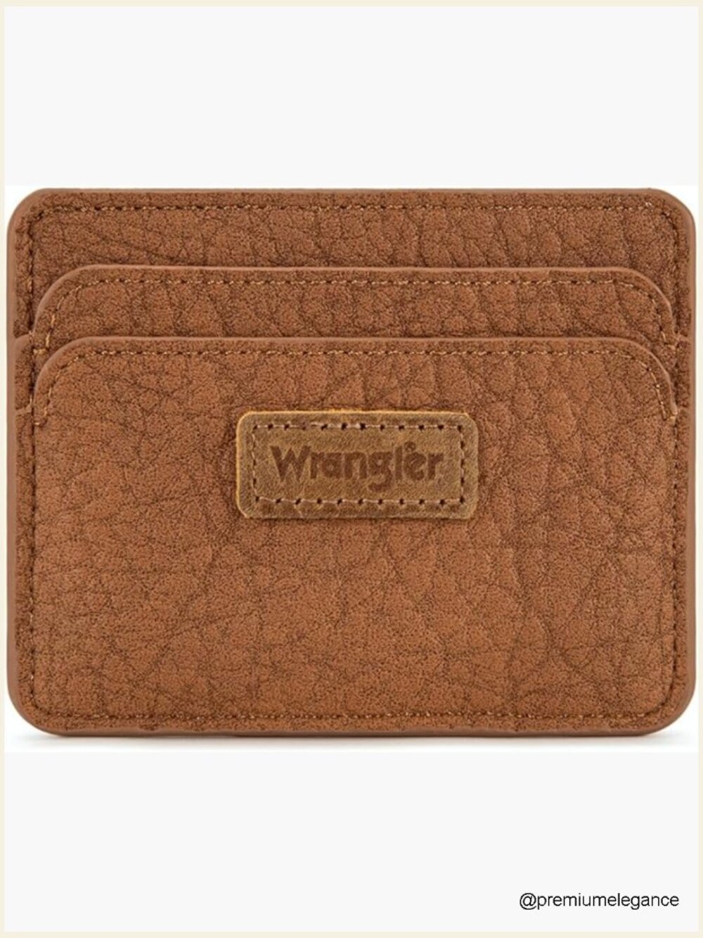 Slim Vegan Leather Credit Card Holder with RFID Blocking